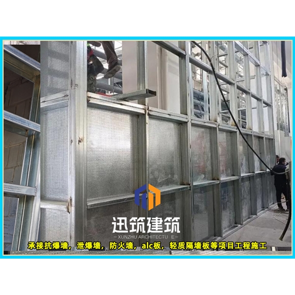 山东防火抗爆墙 耐火4h 抗爆压力值3mpa